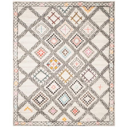 Safavieh 5 x 8 ft. Kenya Hand Knotted Medium Rectangle Area Rug Natural & Multicolor KNY822A-5